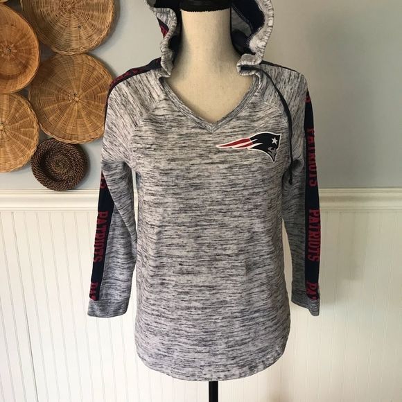 NFL Jackets & Blazers - NFL Heathered Gray New England Patriots sweater XS